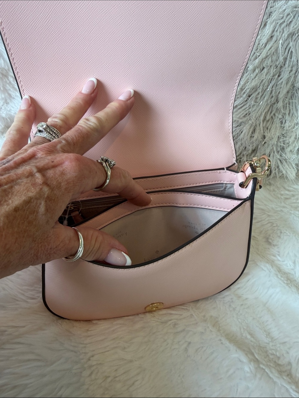 kate spade Pink Leather Crossbody Bag - Picture 5 of 8